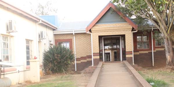 Entrance to the offices